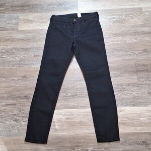 🍁 jeans 26  Black  denim stretch skinny ankle